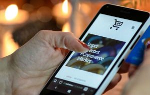 women shopping on a phone